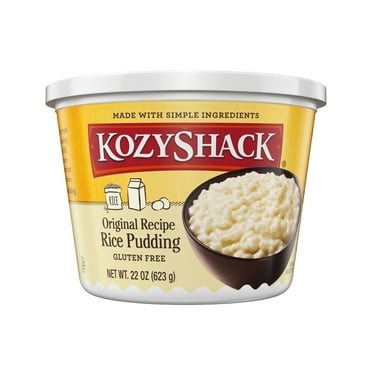 Kozy Shack Rice Pudding, Gluten Free Dessert, 22 oz Tub
