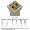 thumbnail image 2 of Ekena Millwork 6"W x 16'H Rough Cedar Endurathane Faux Wood Non-Tapered Square Column Wrap w/ Standard Capital & Base, 2 of 13