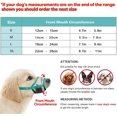 thumbnail image 5 of Bozal para perro, bozal impreso de tela suave, malla de aire, bozal ajustable transpirable con patrón de hebilla, bozales para mascotas, ladridos antimordidas, 5 of 5