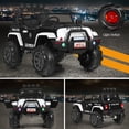 thumbnail image 3 of Costway 12V Kids Ride On Truck RC Car Spring Suspension w/ Lights Music Trunk, 3 of 10