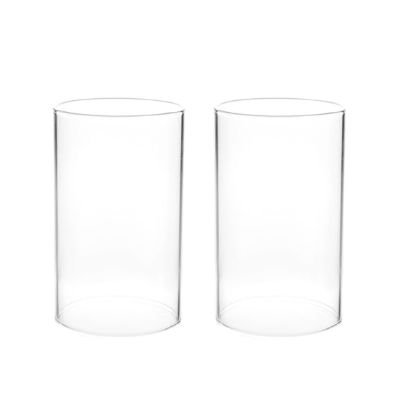 TOYMYTOY Transparent High Borosilicate Glass Candle Cover for Decor