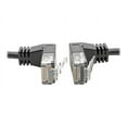 thumbnail image 2 of Tripp Lite 2ft Cat6 RJ-45 M/M Patch Cable Snagless Right-Angle UTP Slim Black, 2 of 4