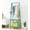 Green, variant on Colourtree 64.2'' H X 26'' W X 2.36'' D Clothing Garment Rack Clothes Rack Wooden with 2 Tier Shelves,Brown