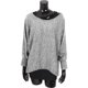 thumbnail image 2 of Suéter oversize (2 piezas) - suéter y camiseta sin mangas 2 en 1 para mujer, 2 of 5