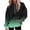 Light Green, variant on Tunics Women Long Sleeve Winter Fall Loose Fit Hooded Puff One Shoulder Drawstring Gradient Print Leisure Cotton Sweatshirts Hoodies(Hot Pink,M)