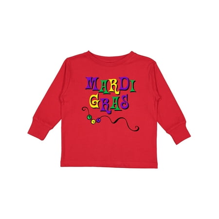 

Inktastic Mardi Gras Beads Gift Toddler Boy or Toddler Girl Long Sleeve T-Shirt