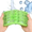 Green, variant on Silicone Ice Cube Tray with Lid, 24 Grid Easy Release Freezer Ice Mold, Small Cube Maker for Whiskey, Coffee, Juice, Homemade Snack - 1 Pack