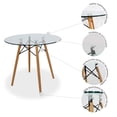 thumbnail image 2 of Mesa Comedor Mundo In Eames Moderno Cristal, 2 of 10