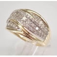 thumbnail image 2 of Silver & Stone Jewels Round CZ Women's Stunning Butterfly Ring 14k Yellow Gold Plated, 2 of 3