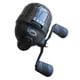 thumbnail image 5 of Carrete de pesca de agua salada, carrete fijo con doble manivela, carrete de carpas Negro, 5 of 9