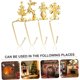 thumbnail image 4 of ganchos navideños para chimenea Percha de metal manto de chimenea ganchos decorativos para pared medias ganchos para medias de seguridad suministros navideños 4 JM  Papelería, 4 of 5