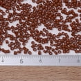 thumbnail image 4 of 10 g MIYUKI Delica Beads Cylinder Japanese Seed Beads 11/0 (DB0794) Dyed Semi-Frosted Opaque Sienna 1.3x1.6mm Hole: 0.8mm 2000pcs/10g, 4 of 5