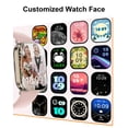 thumbnail image 3 of Reloj inteligente Fitoncloud con pantalla HD IP67 de 2,01", resistente al agua, color rosa, 3 of 9