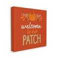 thumbnail image 4 of Stupell Industries Welcome Pumpkin Patch Phrase Holiday Painting Gallery Wrapped Canvas Print Wall Art, 24 x 24, 4 of 8