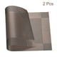 thumbnail image 3 of Individuales Manteles 450x300mm 2uds PVC Mesa Lavable Tejido Individual Mantel, Café, 3 of 5