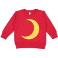 thumbnail image 2 of Inktastic Cute Yellow Moon Toddler Sweatshirt, 2 of 4