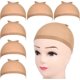 thumbnail image 1 of Wig Cap Light Brown,6pcs Wig Caps to Hold Wig in Place, Ultra Thin Stocking Wig Cap for Women,Breathable & Stretchable-One Size, 1 of 4