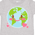 thumbnail image 4 of Inktastic Happy Earth Day with hearts Boys or Girls Toddler T-Shirt, 4 of 5