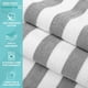 thumbnail image 2 of Toalla de playa Arkwright California Cabana Stripe, paquete de 4, gris, 2 of 6
