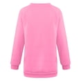 thumbnail image 4 of WREESH Womens Sweatshirts Trendy Oktoberfest T-Shirts Beer Letter Print Pullover Fall Long Sleeve Crewneck Tee Tops Casual Workout Blouse Pink, 4 of 4