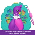 thumbnail image 4 of Polly Pocket Peacock Garden Compact with 2 Micro Dolls and Pets, Travel Toy with Animal Accessories, 4 of 7