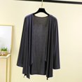thumbnail image 4 of Japceit Ensembles de Pyjama pour Femmes, Chemisier pour Femmes Uni Décontracté Mode Col Rond Manches Longues Régulières Hauts de Nuit, 4 of 9