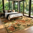 thumbnail image 5 of Beltran 8x10 Washable Tiger Area Rug – Vintage Safari Non Slip Carpet, Boho Camel Print Rug for Large Living Room Open Floor Plan Bedroom, Easy Clean, 5 of 7