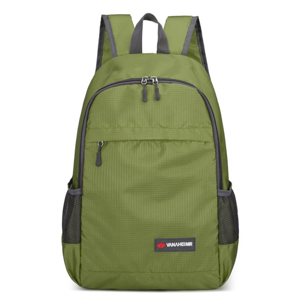 Mochila de camping Oxford, bolsa de senderismo transpirable para viajes de oficina (verde oscuro) JShteea Para Estrenar