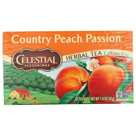 Celestial Seasonings Herbal Tea,Country TSF6 Peach Passion, (2 Pack)