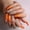allshin Orange, variant on Fofosbeauty 24pcs Press-on Nails Long Coffin Manicure Nail Polish,Smoke Haze