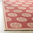 thumbnail image 3 of SAFAVIEH Linden Cheshunt Floral Runner Rug, Red/Cream, 2' x 8', 3 of 7