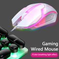 thumbnail image 6 of Lifetechs USB Wired Gaming Mouse LED RGB Ergonomic 1200DPI 3 Buttons High Precision Mute Desktop Computer Office Optical Mouse, 6 of 8