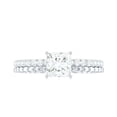 thumbnail image 5 of Rosec Jewels Certified Moissanite Princess Cut Engagement Ring - 5 mm - D-VS1 Grade Certified, 14K White Gold, US 5.00, 5 of 9