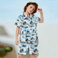 thumbnail image 2 of Icvfdpl Toddler Boys Girls Short Sleeve Summer Casual Tops Hawaii Beach Holiday Floral Shirts T Shirt Shorts Outfits Stylish Baby Daily Wear, 2 of 5