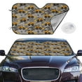 thumbnail image 3 of Lsque Retro Excavator Car Windshield Sun Shade | Accordion Folding Style Auto Shade for Car Truck SUV Van | Blocks UV Rays Sun Visor Protector | Small, 3 of 7