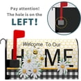 thumbnail image 2 of Welcome to Our Home Summer Mailbox Covers Magnetic Standard Size 21" x 18" Summer Daisy Floral Magnetic Mailbox Covers Bumble Bee Decorative Mailbox Cover Post Letter Box Wrap Outdoor Decoration, 2 of 6