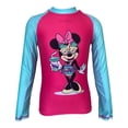 thumbnail image 1 of Traje de Baño Minnie Talla 10 Wetsuit Manga Larga Estampado de Playa Rosa con Aqua, 1 of 4