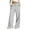 Gray, variant on Dianli Solid Long Wide Leg Pants Womens Sweatpants High Waist Drawstring Outfit with Pockets Free Shipping Women Fashion Trousers Full Pants Casual Straight Solid Color Loose Casual Wide Leg Pants