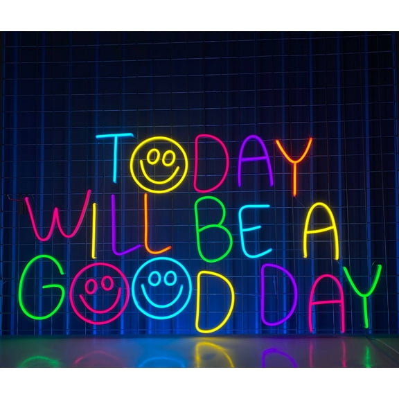 Glowneon Inspirational Quote Neon Sign 23in x 12.6in LED Neon Sign