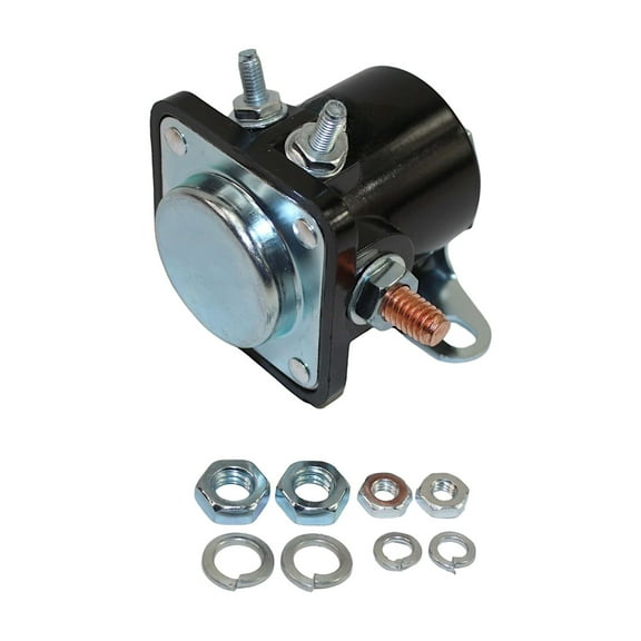 12-volt Starter Solenoid Relay Assembly (4 Post) Flat Mount Fits Ford Tractor D2AF11450AA 76919 C7AF11450A1 B6AZ11450A