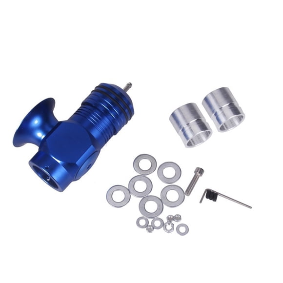 Blow Off Valve Kit Aluminum Alloy Turbo S Accessories General Turbine Adjustable Pressure Relief Valve Single Horn Turbine Pressure Relief Valve BOV1002 ,Safety and Easy to Use