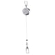 thumbnail image 2 of Herramientas de pesca con mosca Cable de acero de carrete retráctil de metal completo con retractor Zinger, 2 clips de hebilla Soledad Zinger de pesca, 2 of 6