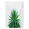 thumbnail image 3 of Ambesonne Plant Tablecloth Rectangular Table Cover, Vibrant Aloe Vera, 52"x70", Fern Green, 3 of 4