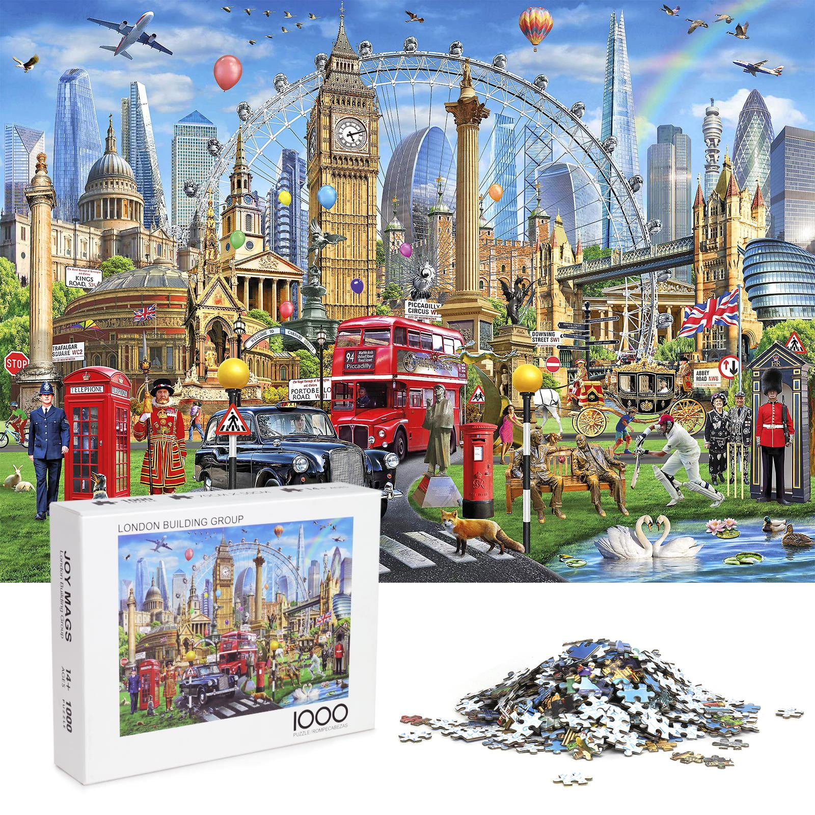 1000 Piece London Jigsaw Puzzles Kids Adults Educational Toys Mini Decoration 