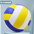 thumbnail image 5 of Volleyball Beach Volleyball No. 5 Ball Soft Official Size 5 Lightweight Practice Ball Indoor Outdoor Use Beginner with pump, 5 of 11