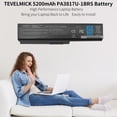 thumbnail image 2 of Batería Tevelmick PA3817U-1BRS 10,8 V 48 Wh, 6 celdas, iones de litio, 2 of 7