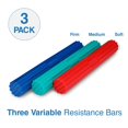 thumbnail image 2 of Resistance Bars Flint Rehab Flex Bars, paquete de 3 unidades, para terapia, 2 of 8