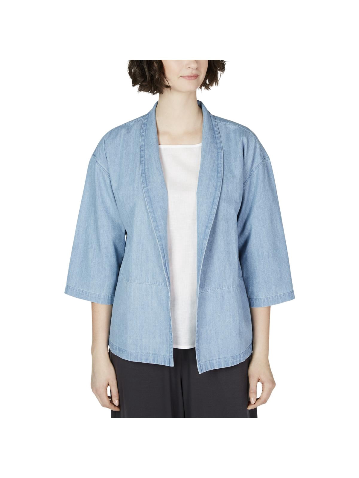 Eileen Fisher Womens Cotton Denim 