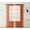 Rust, variant on THD Serenity Sheer Voile Window Treatment Rod Pocket Curtain Panels - Curtains for Living Room - Set of 2 (Rust, 54 W x 84 L)