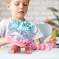 thumbnail image 3 of Figura de animal articulada impresa en 3D juguete de escritorio XingShi de 20 cm para autismo con TDAH, 3 of 9
